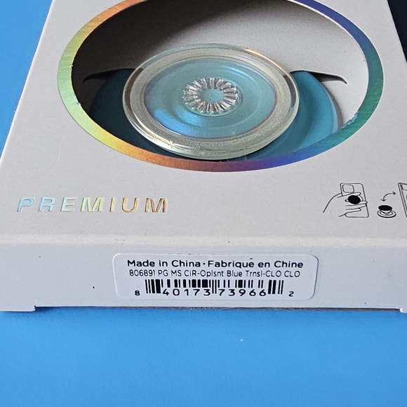 Popsocket - Round Opalescent Blue MAGSAFE PopGrip - Picture 4 of 9